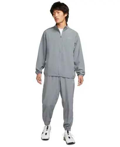 Мужские тренировочные брюки Dri-FIT стандартного кроя с зауженными штанинами - Дымчато-серый/черный/(светоотражающий сер) - 6