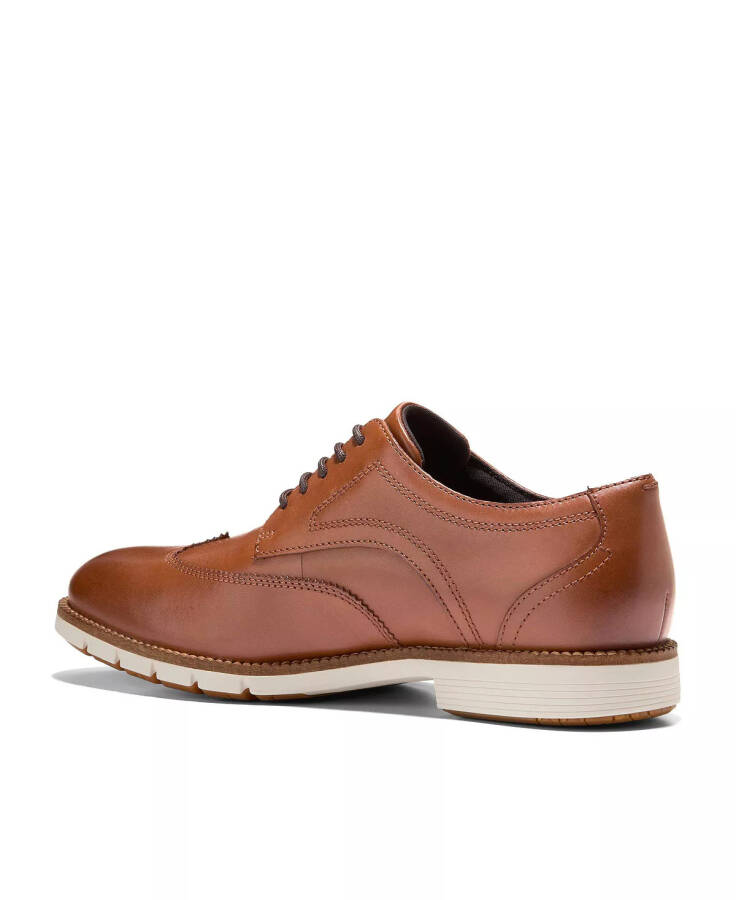 Мужские туфли Flex Grand Wingtip со шнурками British Tan-Ivory - 7