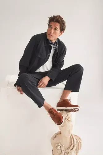 Мужские туфли ZERØGRAND Remastered Lace-Up Wingtip Oxford - 7