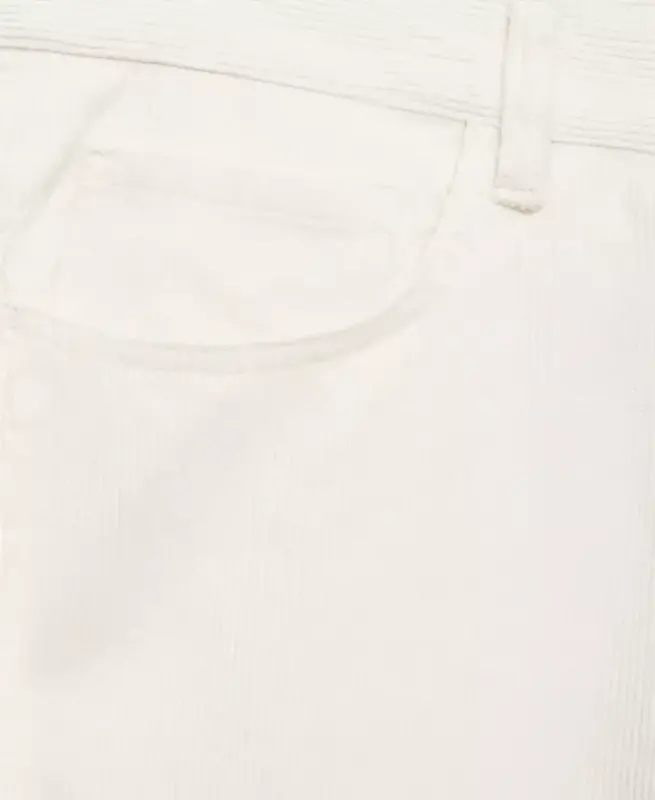 Мужские вельветовые брюки стандартного кроя - кремово-белые - 3