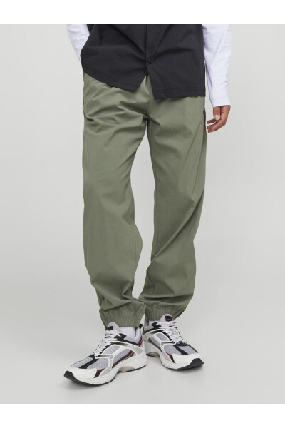 Мужские зеленые брюки Jack Jones Jpstkarl Jjhook Jogger Ln - 1