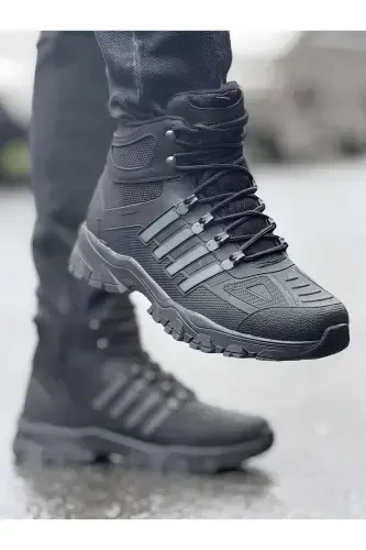 Мужские зимние ботинки 31440-черный - 3