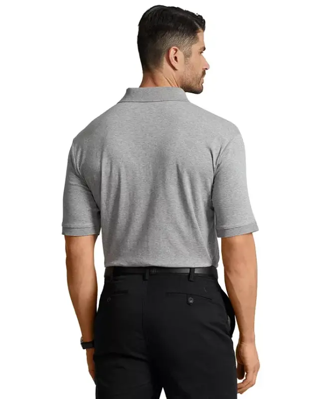 Мужское поло Classic Fit Soft Cotton Polo-Polo Black - 25
