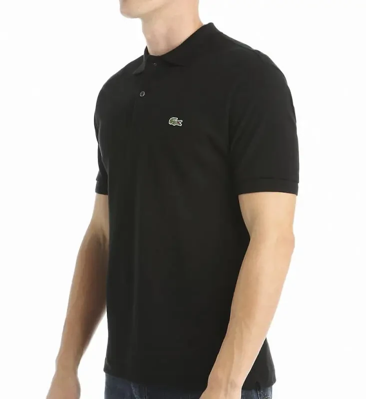 Men's Lacoste Black Classic Fit Polo - M- - 1