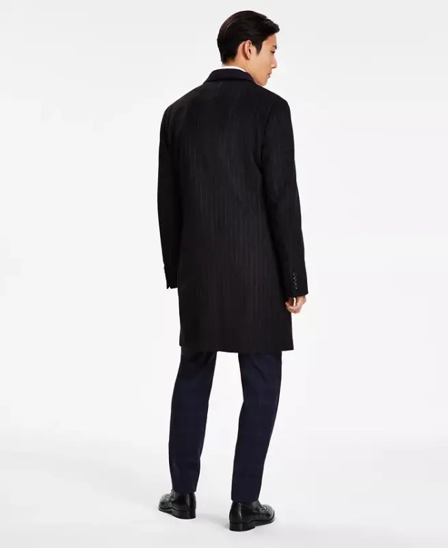 Мужское шерстяное пальто Addison приталенного кроя - TOMMY HILFIGER