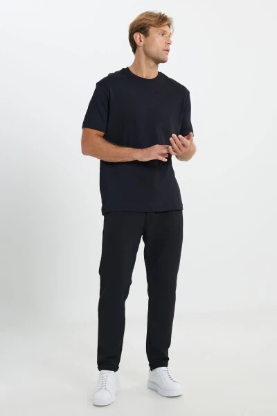 Мужской черный 100% хлопок Modern Fit обычный крой Bis - 2