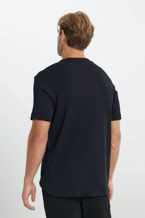 Мужской черный 100% хлопок Modern Fit обычный крой Bis - 5