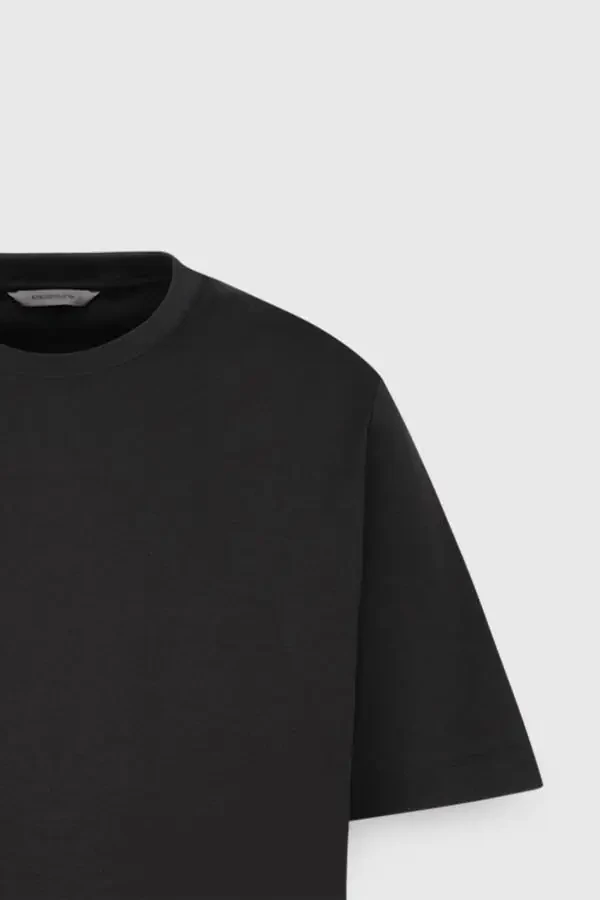 Мужской черный 100% хлопок Modern Fit обычный крой Bis - 7