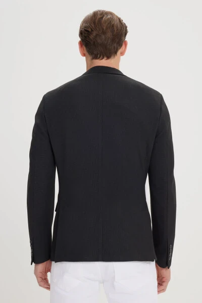 Мужской Черный 360 Градусов Эластичный Slim Fit D - 5