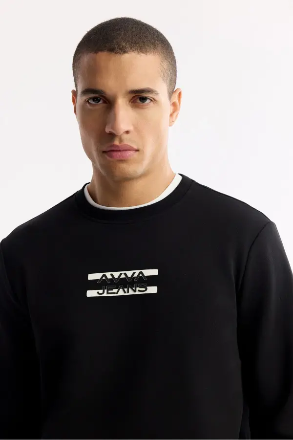 Мужской Черный Велосипедный Воротник С Принтом Bi Stretch Inter - 2