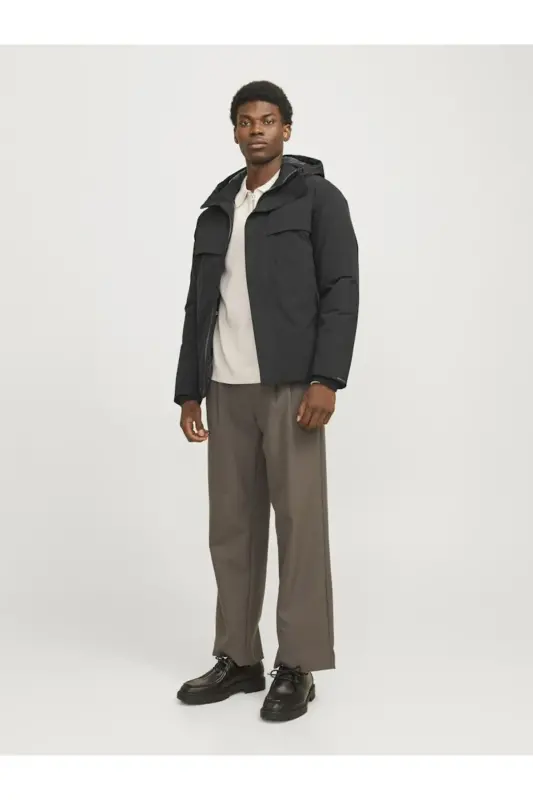 Мужской черный жакет Jprblawave Jacket 12259457-Black-Siyah - 3