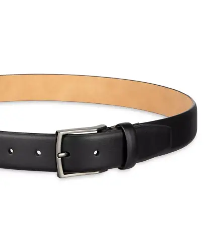 Мужской эластичный ремень AlfaTech Stretch Dress Belt — черный - ALFANI (1)