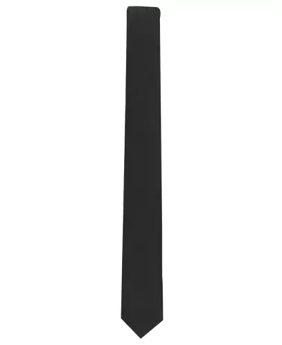 Мужской галстук однотонной текстуры 2 дюйма, создан для Modazone-Черный - ALFANI (1)