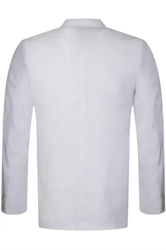 Мужской классический пиджак Casual, элегантный, свободного кроя - БЕЛЫЙ - DEWBERRY (1)