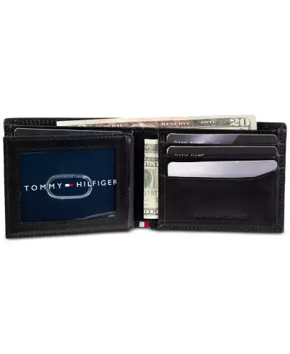 Men's Wallet Edisto RFID Slimfold Wallet-Black - 3