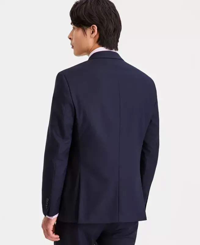 Мужской костюм Techni-Cole Separate Slim-Fit пиджак-синий - 5