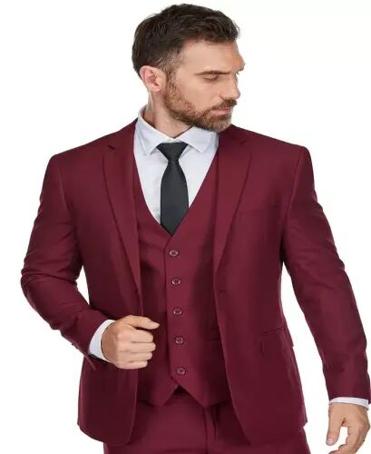 Мужской костюм-тройка премиум-класса, приталенный, с жилетом - 4
