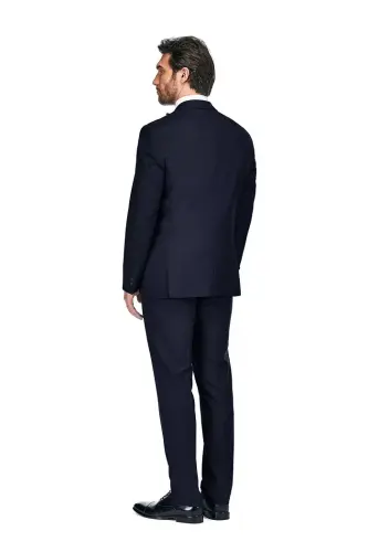 Мужской костюм-тройка Slim Fit с пиковым лацканом - 3