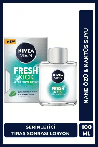 Мужской освежающий лосьон после бритья Men Cool Kick Fresh 100 мл, Охлаждающая свежесть - 1