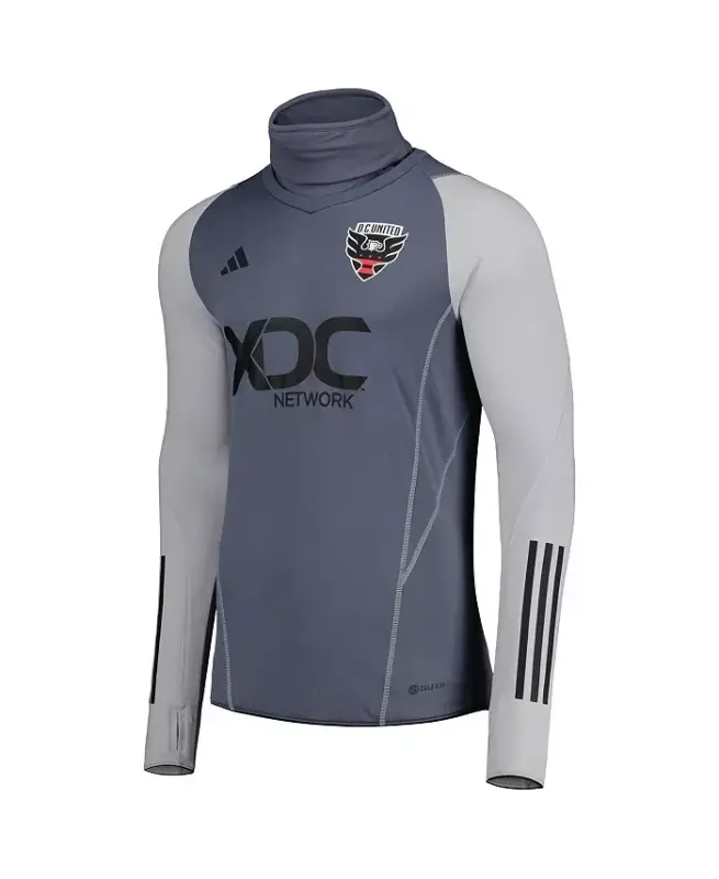 Мужской серый D.C. United Warm Raglan COLD.RDY Top-Gray - 3