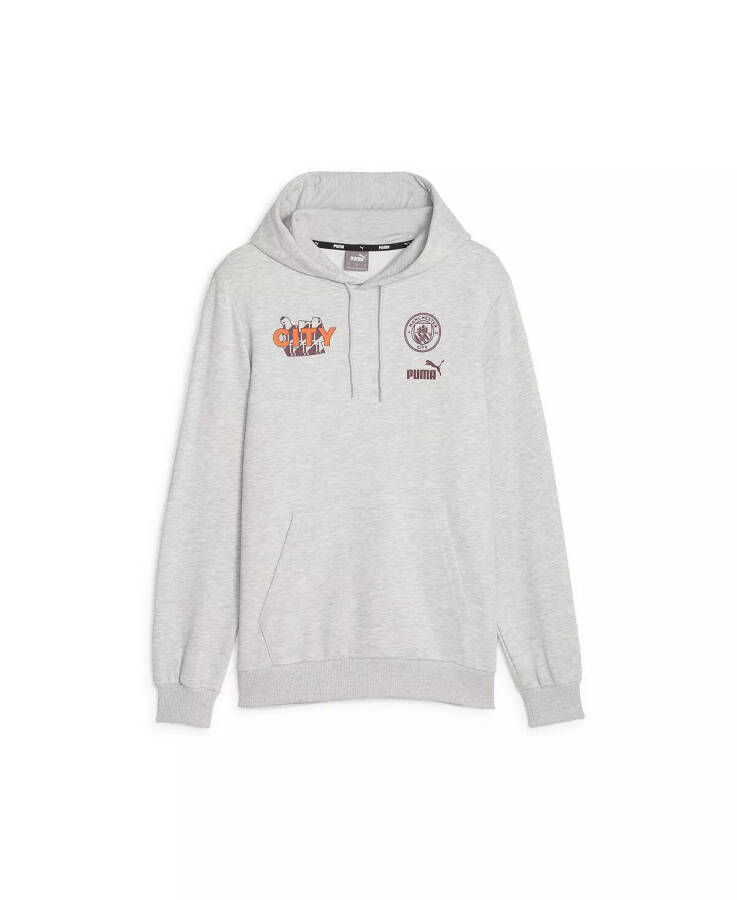 Мужской серый толстовка с капюшоном Manchester City FtblCore Graphic Heather Gray - 2