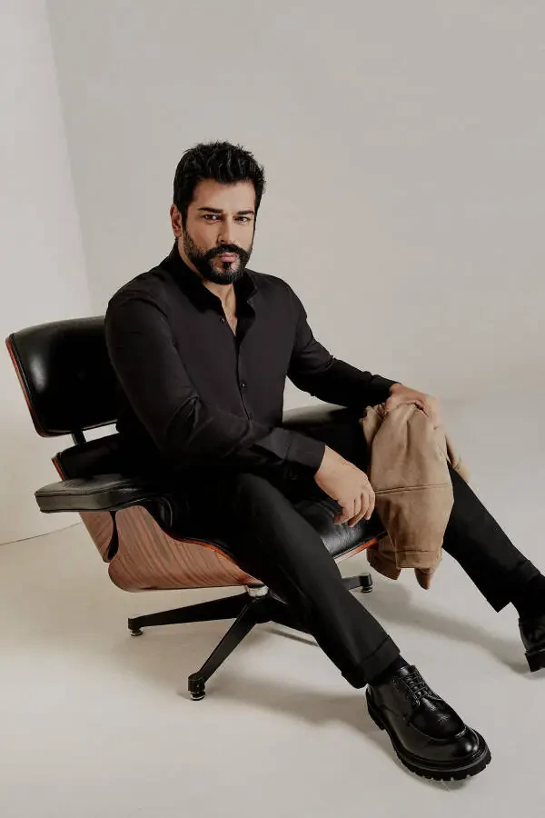 Мужской Сине-черный Комплект из 2 Хлопковых Оксфордских Рубашек, Легко Гладить - 2