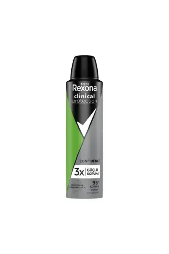 Мужской спрей-дезодорант Men Clinical Protection Confidence 96 часов защиты 150 мл - REXONA (1)