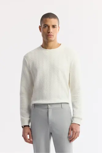 Мужской светло-серый Slim Fit с эластичной талией Bi Stretch C - 7