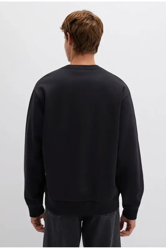 Мужской свитер с принтом (M0611716-900) - 5