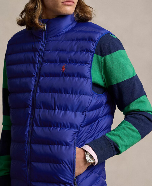 Мужской The Colden Packable Vest Blue - 3