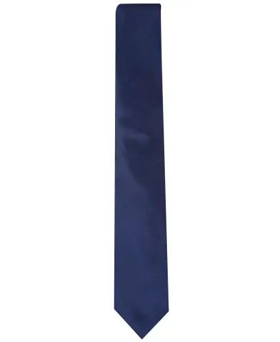 Мужской узкий галстук с текстурой, созданный для Modazone-Navy - ALFANI (1)