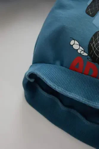 Мужской велосипедный свитшот с принтом на капюшоне - 4