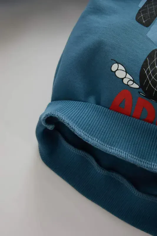 Мужской велосипедный свитшот с принтом на капюшоне - 4