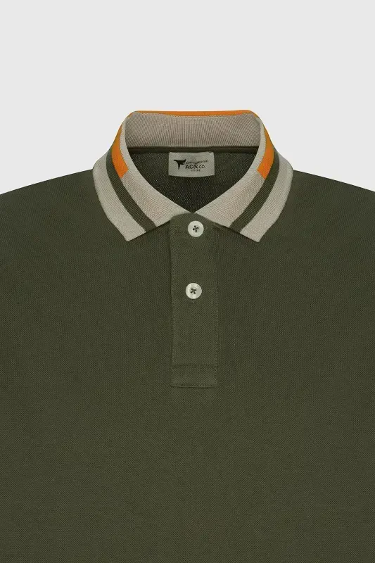 Мужской хаки Slim Fit узкий крой 100% хлопок не мнется - 12