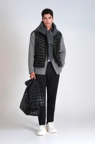 Мужской жилет Axel из гусиного пуха черный - LUFIAN (1)