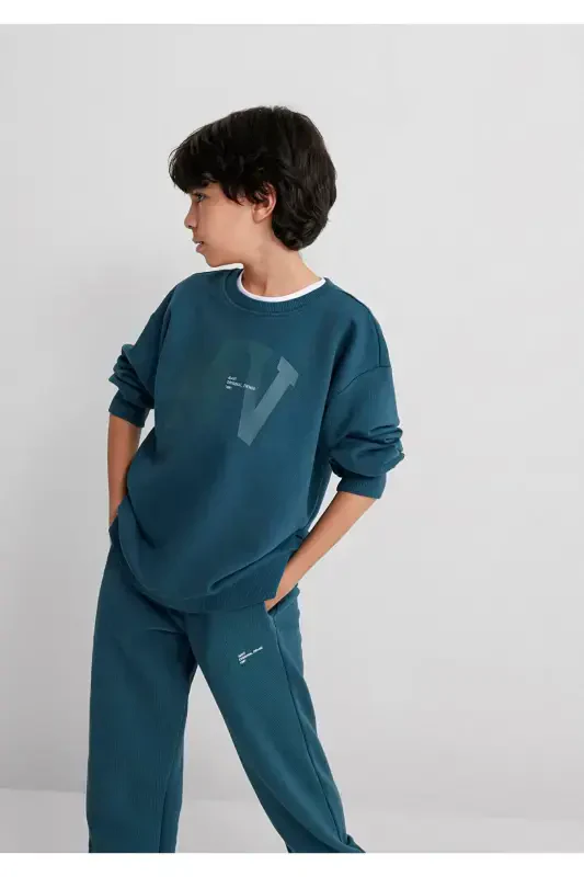 MV Logo Printed Sweatshirt 6s10054-70754 - 3