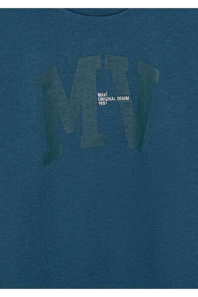 MV Logolu Kapüşonlu Sweatshirt 6s10054-70754 - 4