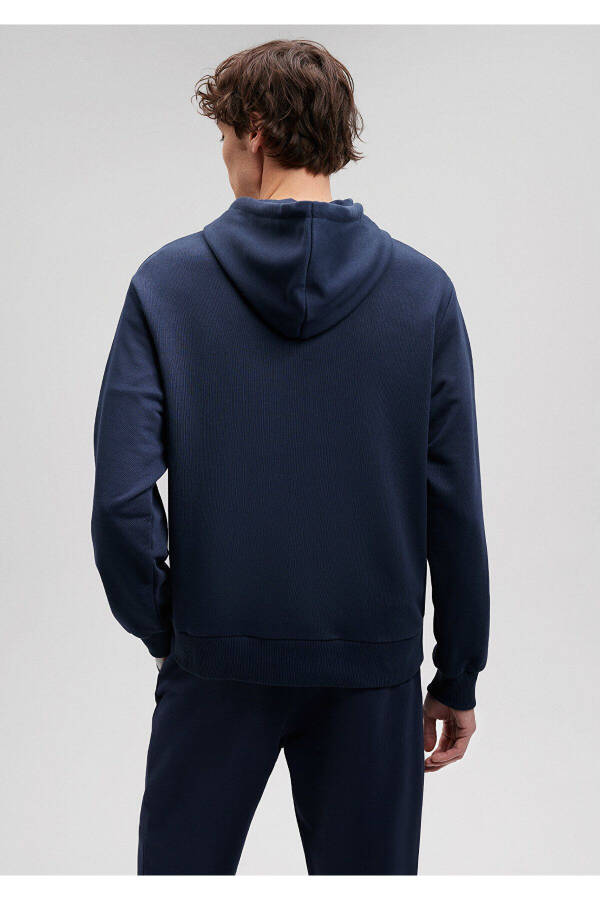 Mvjns Logo Printed Hooded Navy Sweatshirt 0611786-70490 - 12