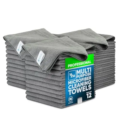 MW Pro Mikrofiber Temizlik Bezleri (12'li Paket) | Boyut 16