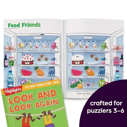 My First Puzzle Fun 2026 Activity Book Set with Mazes, Matching and More, Kids Puzzle Books for Travel, Learning and Screen-Free Play for Kids 3-6 - 3