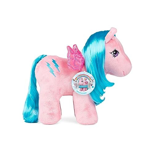 My Little Pony Unicorn and Pegasus Plush - Firefly - Collector Plushie, Retro Stuffed Toy Animal, Kid, Toddler, Girl, Boy, Mom, Birthday, Ages 3+ - 2