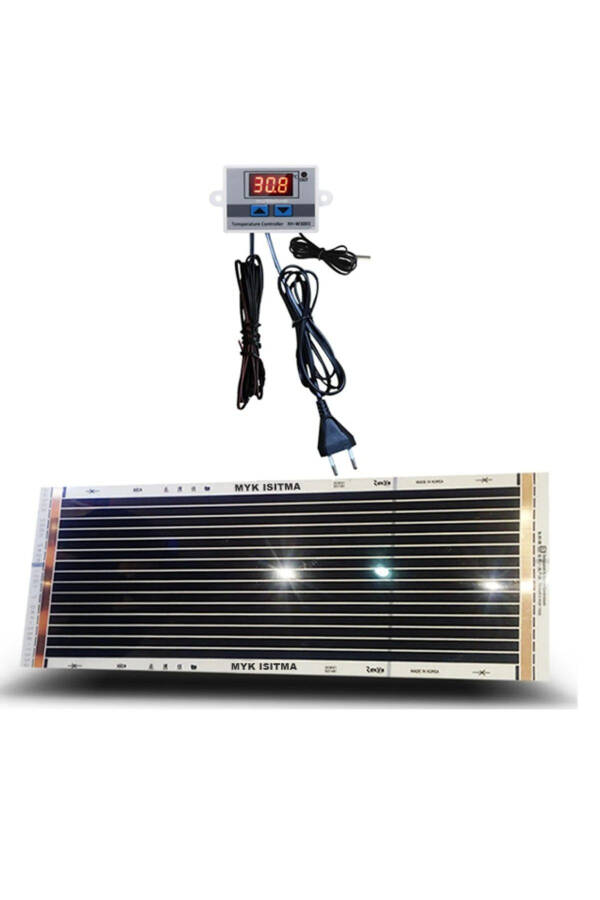 MYK Rexva&Exa 25x80 Karbon Isıtıcı Film Dijital Termostatlı Kolay Kurulum - SİYAH - 1