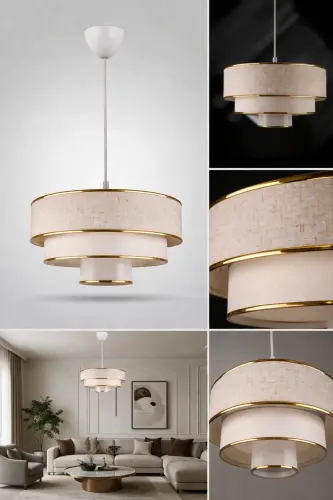 MYK Sports Pendant Chandelier MT15 - Beige-Mottled - 3