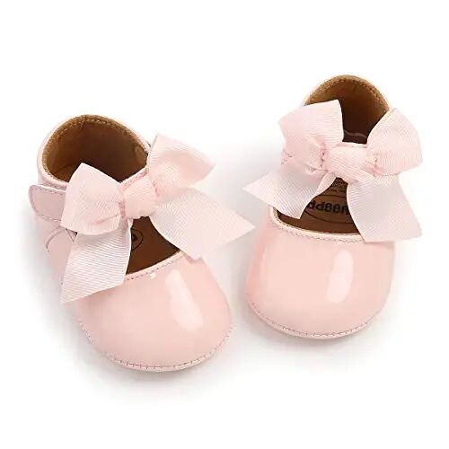 Myleleya Baby Mary Jane Flats Infant Newborn Girls Dress Shoes - MYLELEYA