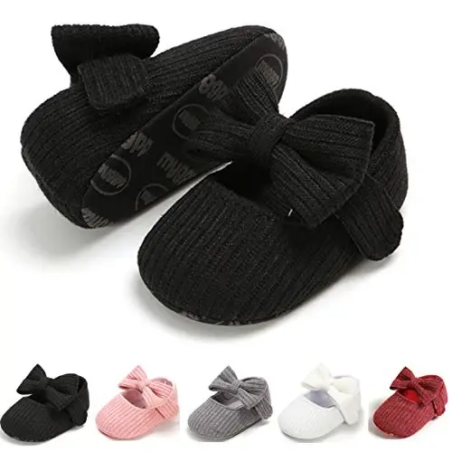 Myleleya Baby Mary Jane Flats Infant Newborn Girls Dress Shoes 