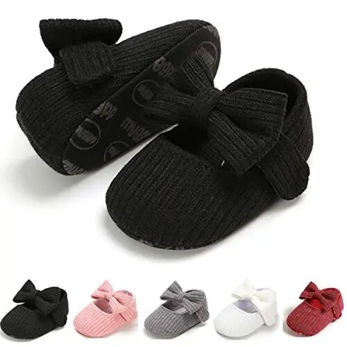 Myleleya Baby Mary Jane Flats Infant Newborn Girls Dress Shoes - MYLELEYA