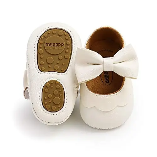 Myleleya Baby Mary Jane Flats Infant Newborn Girls Dress Shoes 