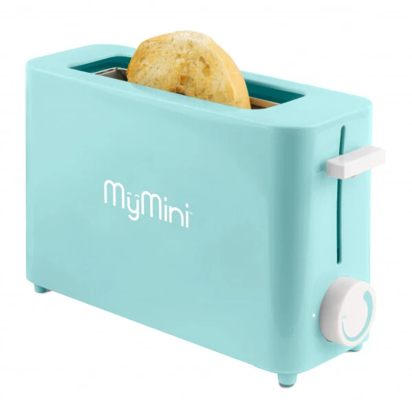MyMini Single Slice Toaster, Aqua - MYMINI