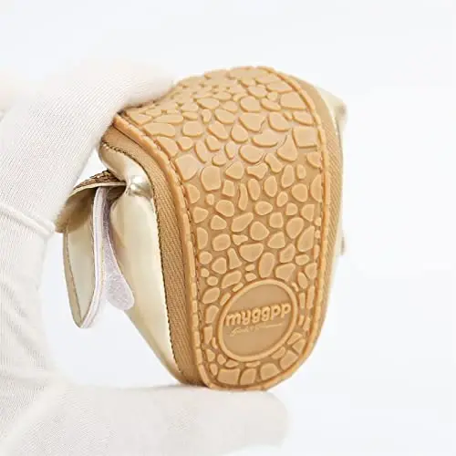 myppgg Baby Girls Mary Jane Flats Sparkly Bowknot Princess Dress Crib Shoes Non-Slip for Toddler First Walkers - 7