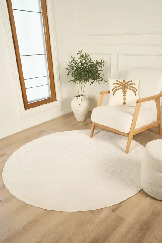 MYSTIC Seriyasi 4m2 6m2 Yolluk Salon Mehmonxona Bolalar Xonasi Koridor Gilam Modelleri-Ochiq Bej - VENUCCI HOME & LIVING